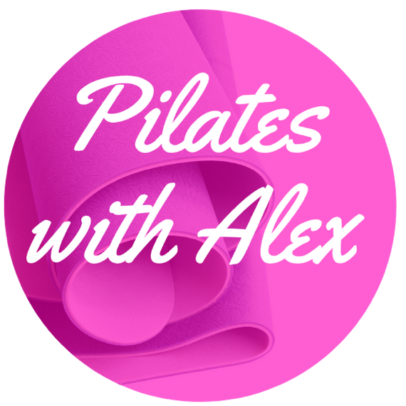 Pilates with Alex logo pink